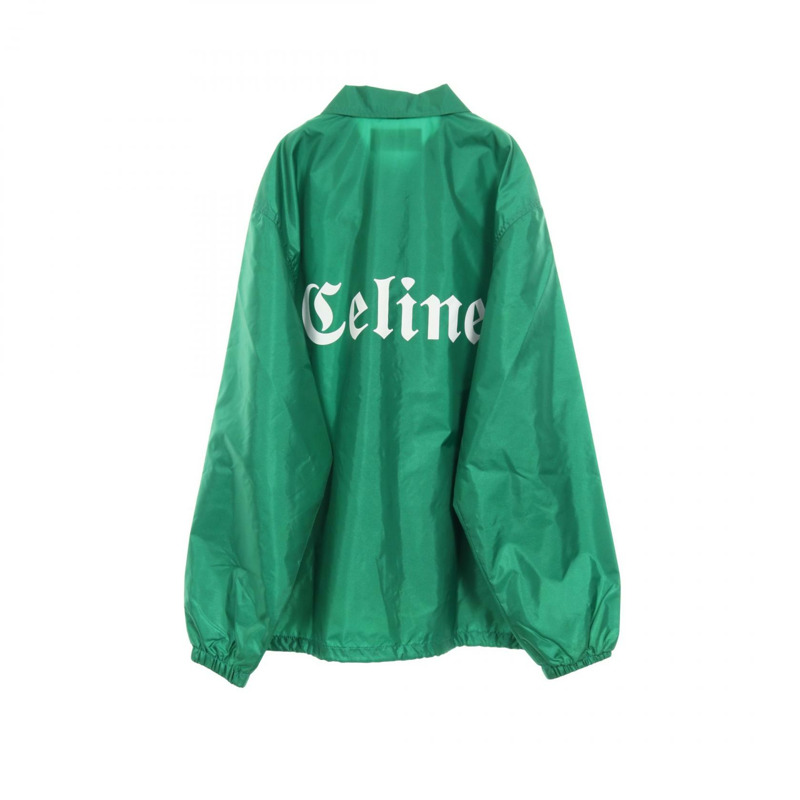 CELINE 其他款式夾克 尼龍 綠色 二手 男士-1