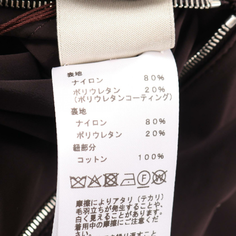 愛馬仕外套 #50 連帽衫 462960HL 尼龍波爾多黑二手男款-3