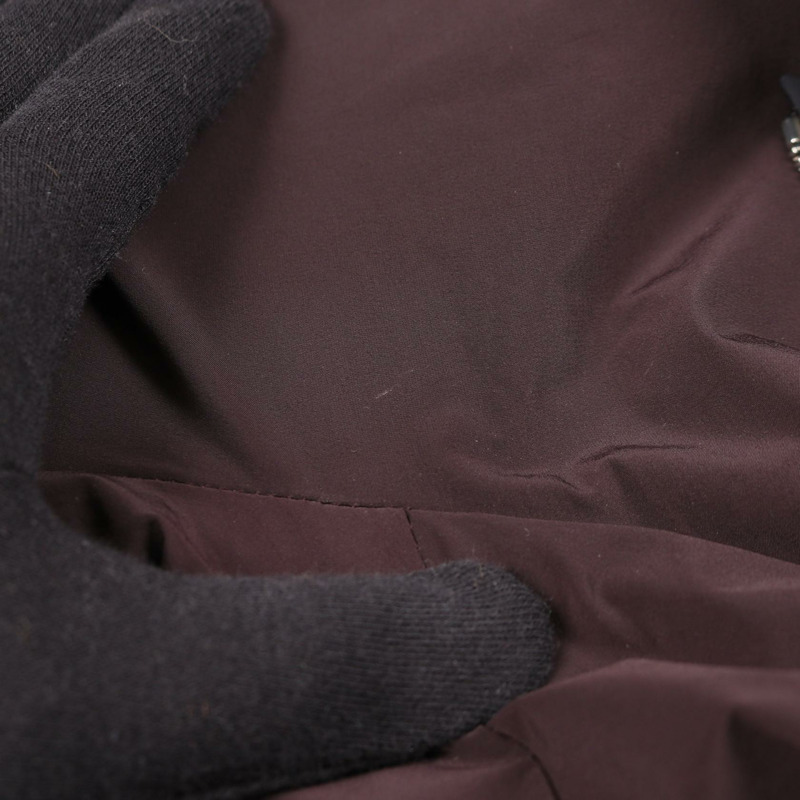 愛馬仕外套 #50 連帽衫 462960HL 尼龍波爾多黑二手男款-6