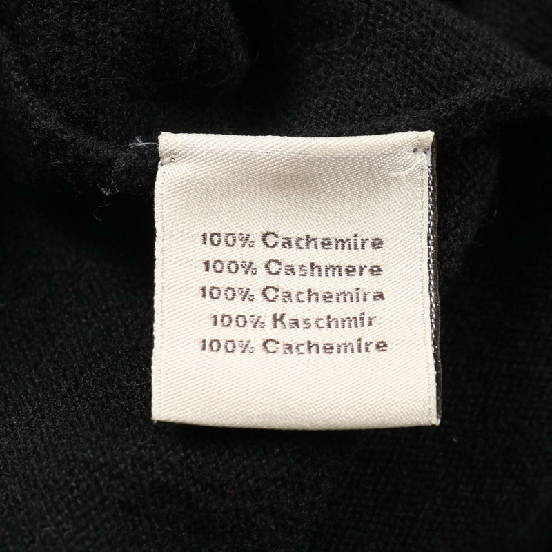 愛馬仕男士針織毛衣,L碼,羊絨材質,黑綠白配色,二手。-3