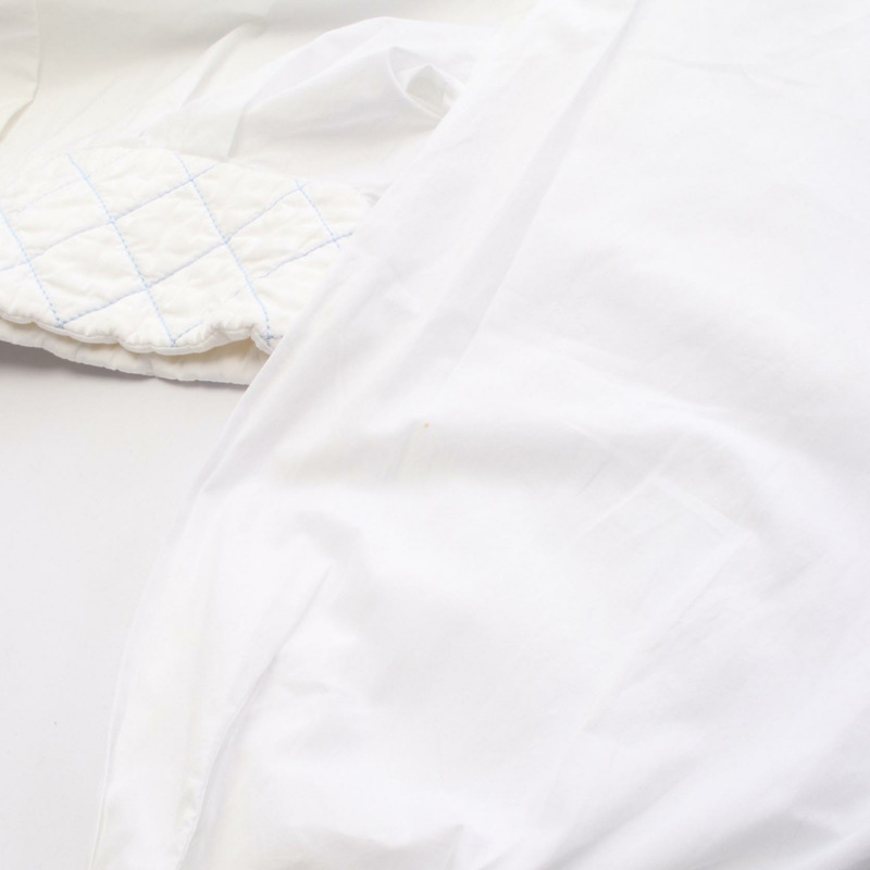 香奈兒 長袖襯衫 短版露臍上衣 純棉 白色 二手 女款 #36-6