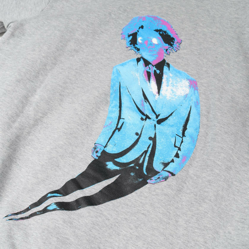 路易威登霓虹色男士連帽衫 RM212 純棉灰色二手男士 XL 碼-7