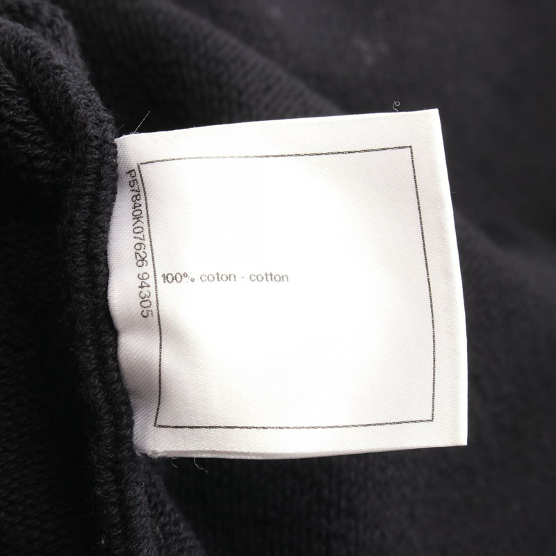 香奈兒 COCO 標誌短袖T卹,純棉材質,黑色,二手女款,XL碼,CC-3