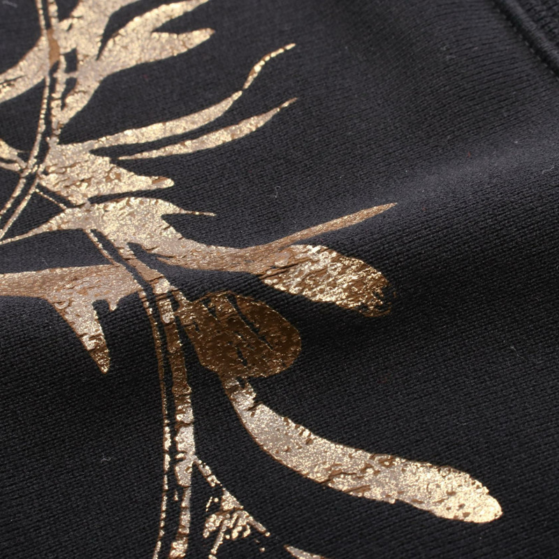 香奈兒 COCO 標誌短袖T卹,純棉材質,黑色,二手女款,XL碼,CC-6