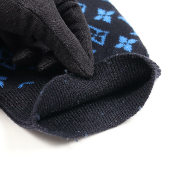 路易威登 Monogram 袖針織毛衣 #XL RM231Q R93 HON42W 羊毛黑色-5