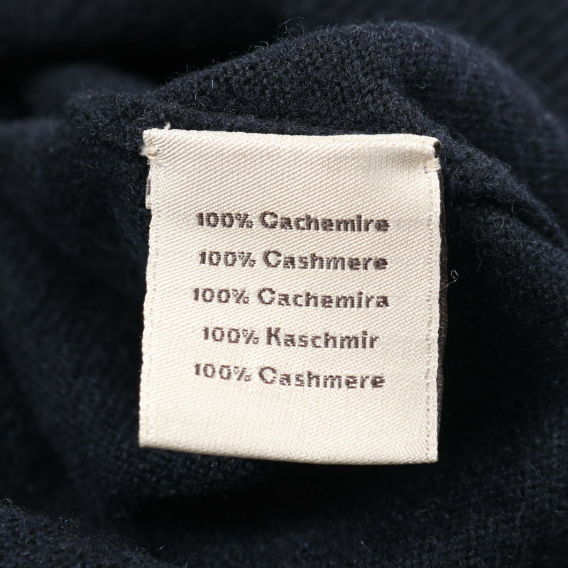愛馬仕 Chess and Shadow 針織衫 #M 羊絨海軍藍多色二手男款-3