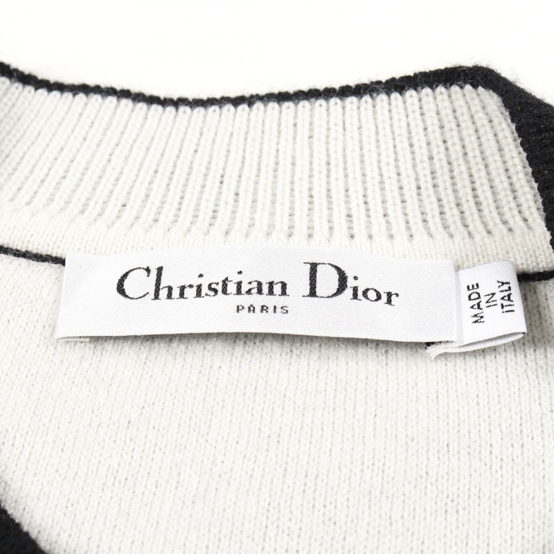Christian Dior J'ADIOR 8 寬鬆針織衫 #40 羊絨黑色二手女款-2