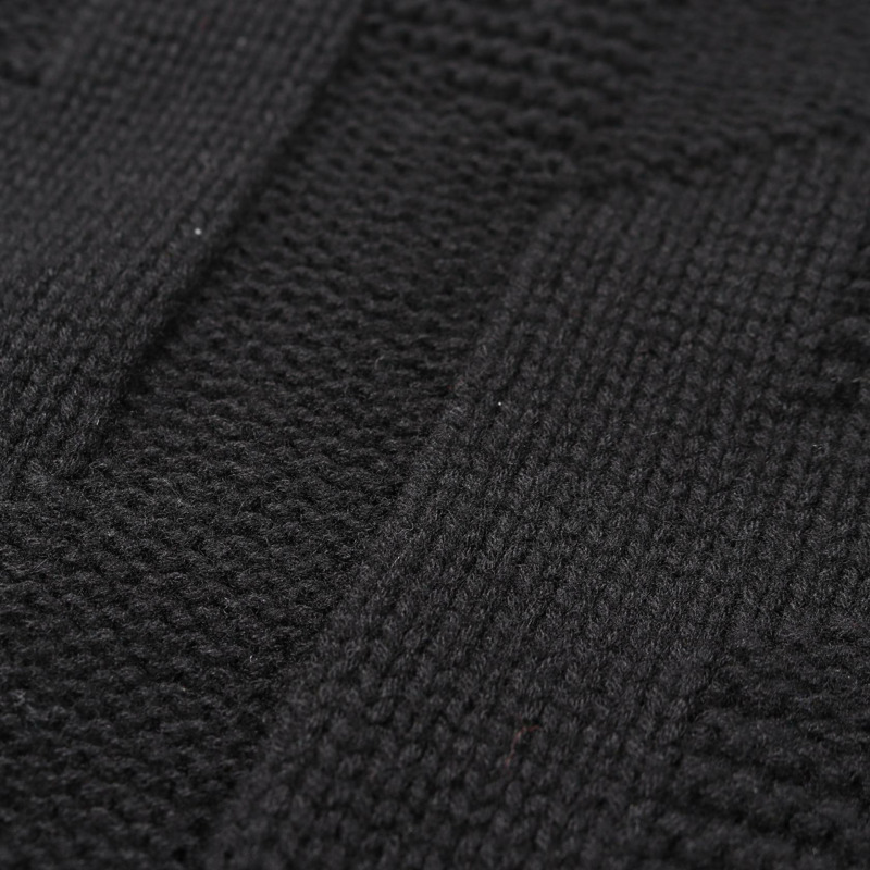 愛馬仕 (HERMES) 羊毛開襟羊毛衫 3H2701D4 黑色 二手 女款 #40-5