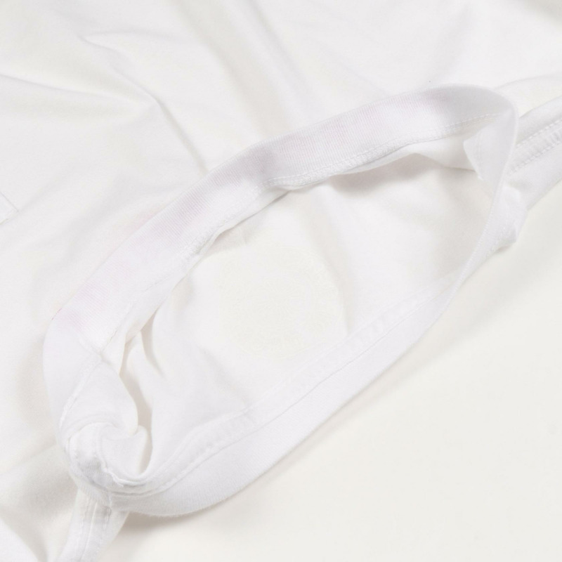 鉻心 (CHROME HEARTS) 領口logo T卹，XL碼，純棉，白色，二手男款-7