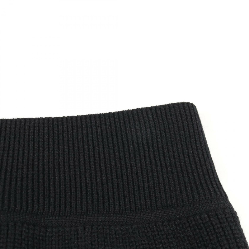 愛馬仕 Sellier 紐帶針織半身裙 #34 H4H2329D40234 羊絨黑色二手女裝-7