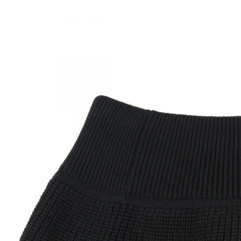 愛馬仕 Sellier 紐帶針織半身裙 #34 H4H2329D40234 羊絨黑色二手女裝-8