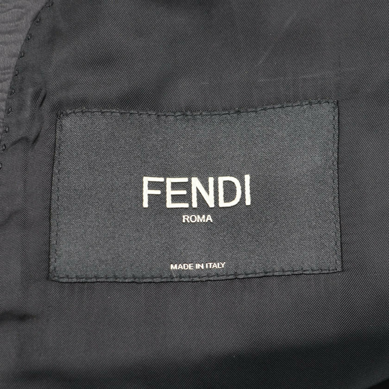 FENDI FENDI × ANREALAGE 其他羊毛銅氨纖維黑色男士二手外套-2