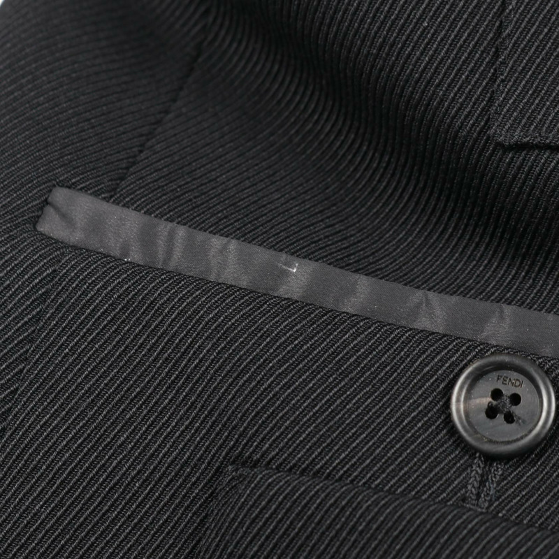 FENDI FENDI × ANREALAGE 其他羊毛銅氨纖維黑色男士二手外套-8