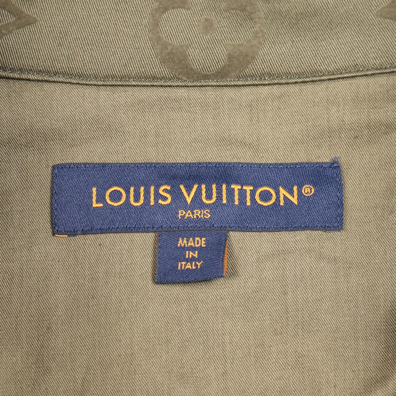 路易威登 Monogram 印花襯衫式外套 #M RM232Q 26 HPB45W 棉質卡其色 二手-2