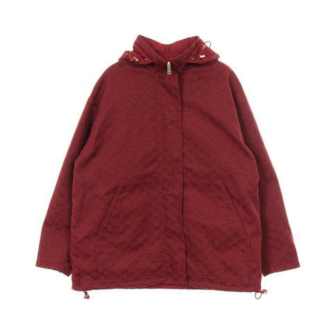 GUCCI GG帆布其他夾克 781367 棉質波爾多紅 二手 女款