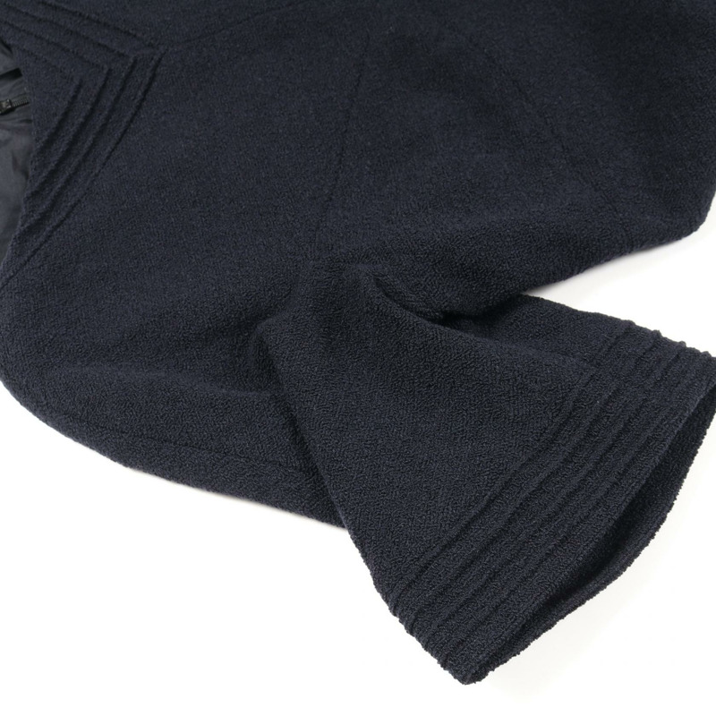 香奈兒 Gripoix 扣款洋裝 短袖 #40 羊毛 海軍藍 二手 女-9