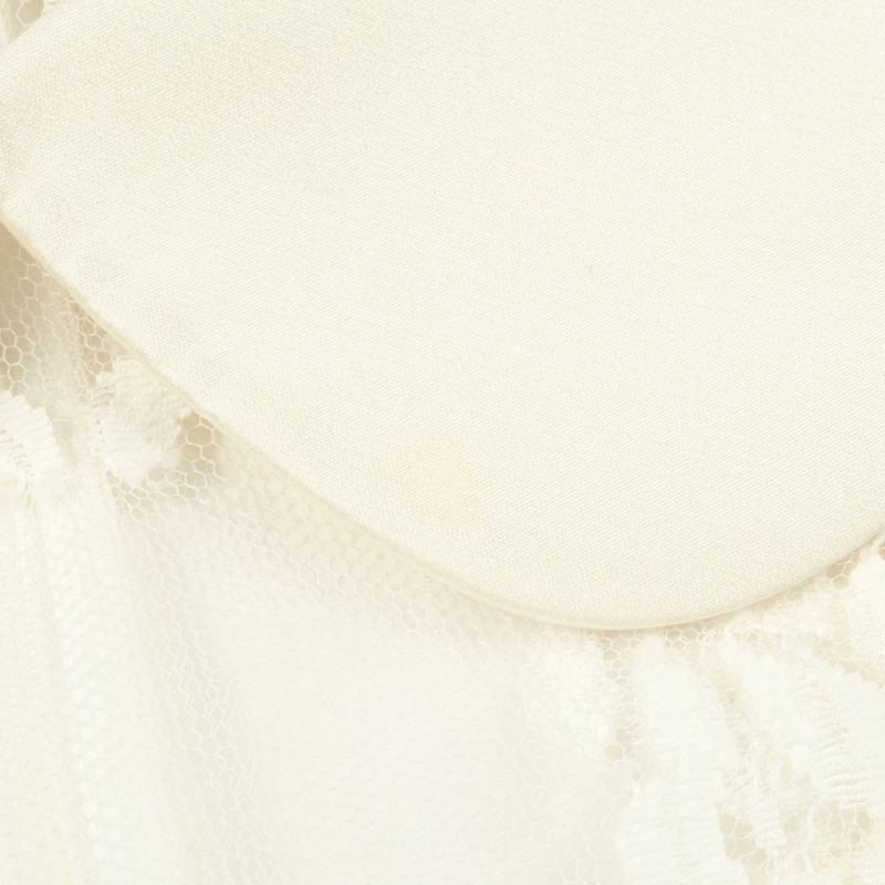 DOLCE & GABBANA 翻領洋裝 F6DEBT 棉尼龍絲混紡 白色 二手 女款 #36-5