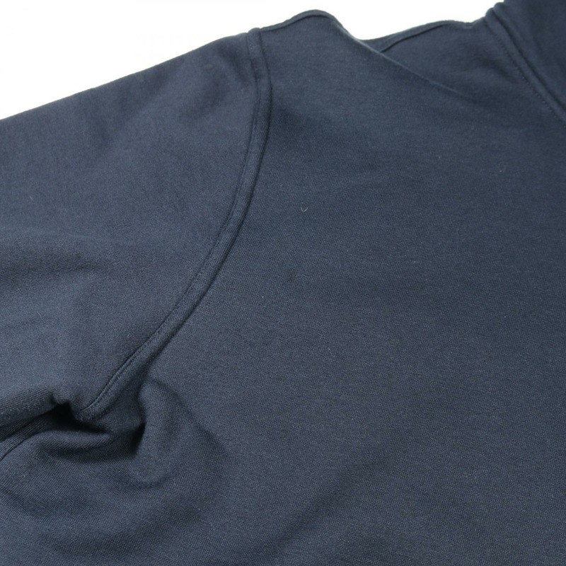 愛馬仕連帽拉鍊外套 #L 棉羊絨海軍藍二手男款-7