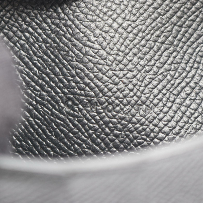 愛馬仕 Kelly 中型三折皮夾,C Epsom 皮革,黑色,二手,女士,金色五金-5