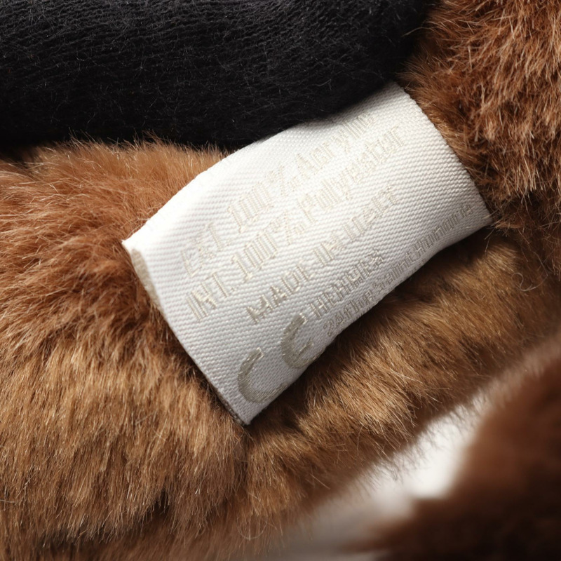 愛馬仕 Elmy PM 毛絨玩具 H400055M00 棕色麂皮絨腈綸材質,二手女款-5