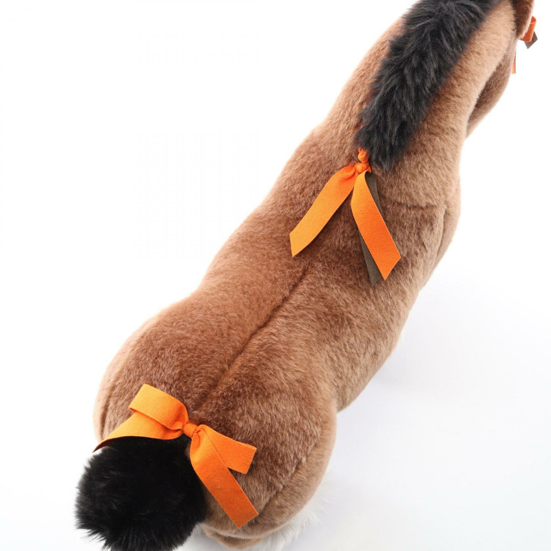 愛馬仕 Elmy PM 毛絨玩具 H400055M00 棕色麂皮絨腈綸材質,二手女款-6