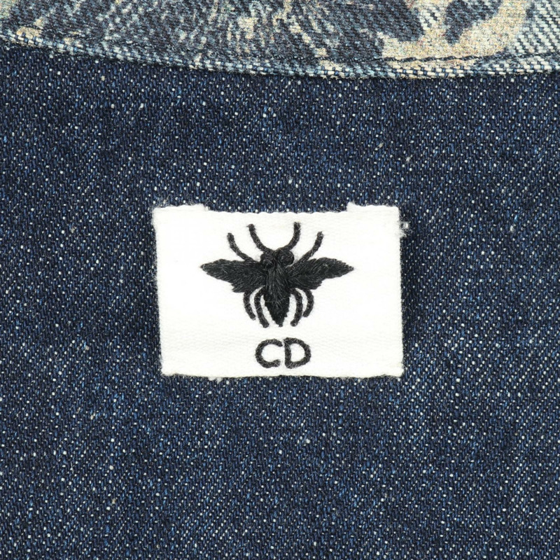Christian Dior 牛仔夾克/寬鬆外套/棉質藍色二手女款 #34-2