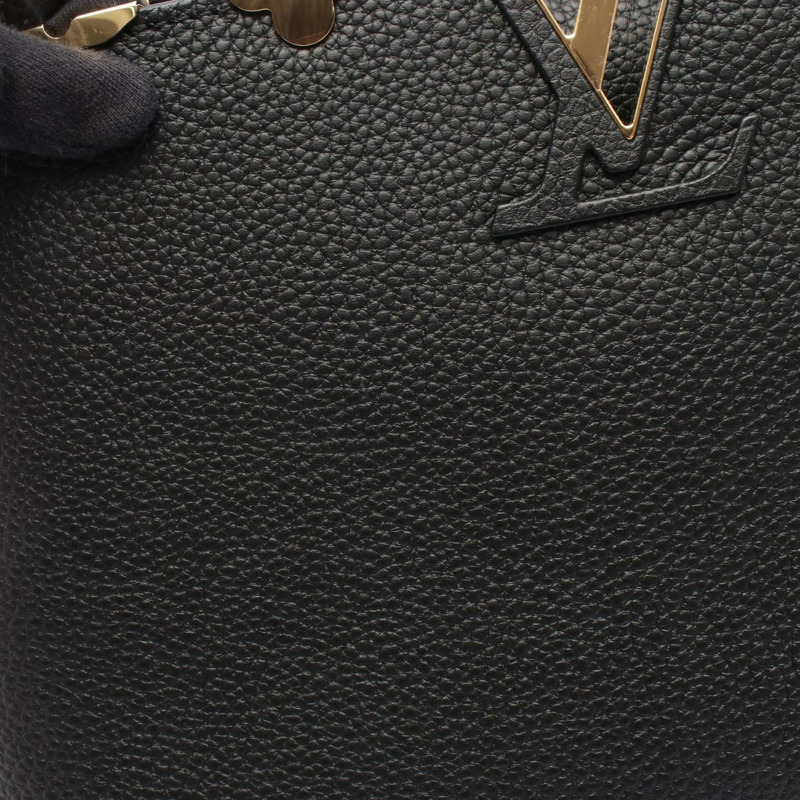 LOUIS VUITTON Capucine PM 單肩手提包 M54663 Taurillon Clemence Parnassia B-4