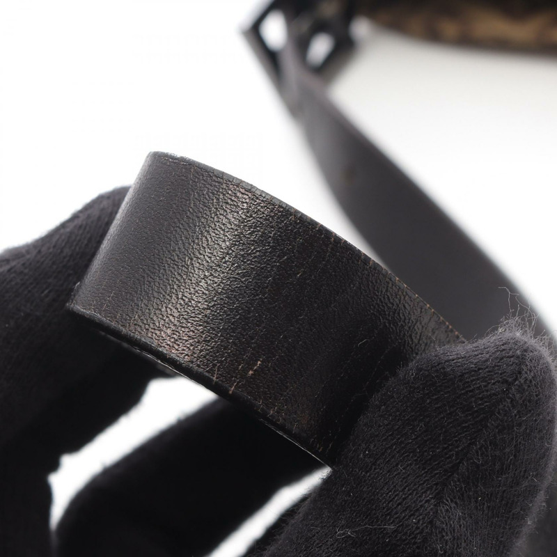 FENDI Zucchino Mamma Baguette 單肩包 8BR036 帆布皮革 米色 二手-5