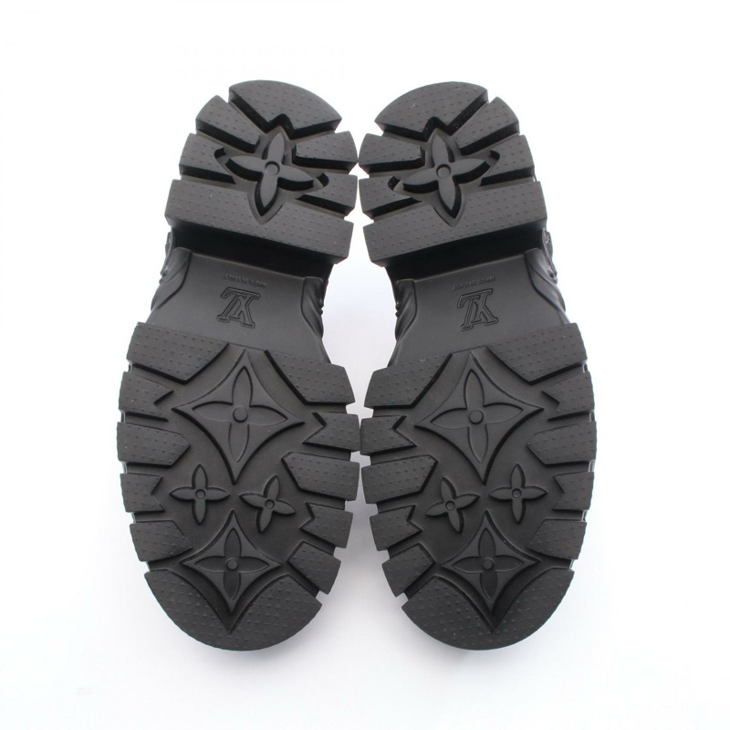 路易威登巴洛克系列黑色真皮樂福鞋(二手男士)-3