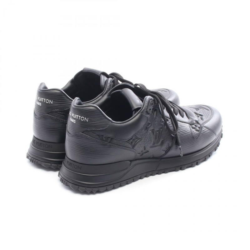 路易威登 Runaway 運動鞋 #6.5 Line Monogram 壓花 Epi 黑色 二手 男款-1