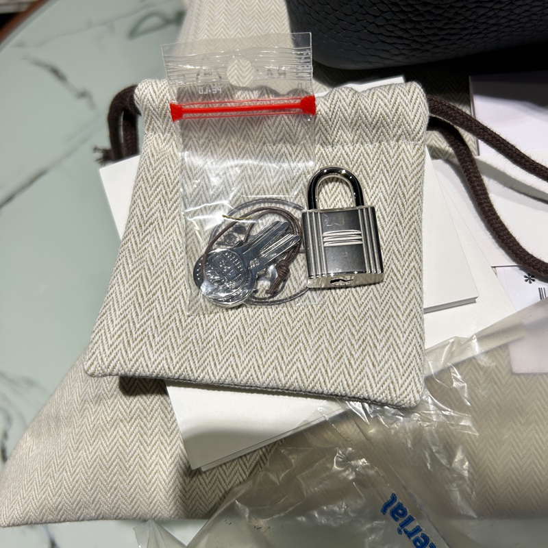 愛馬仕 菜籃子18 霧霾灰-4