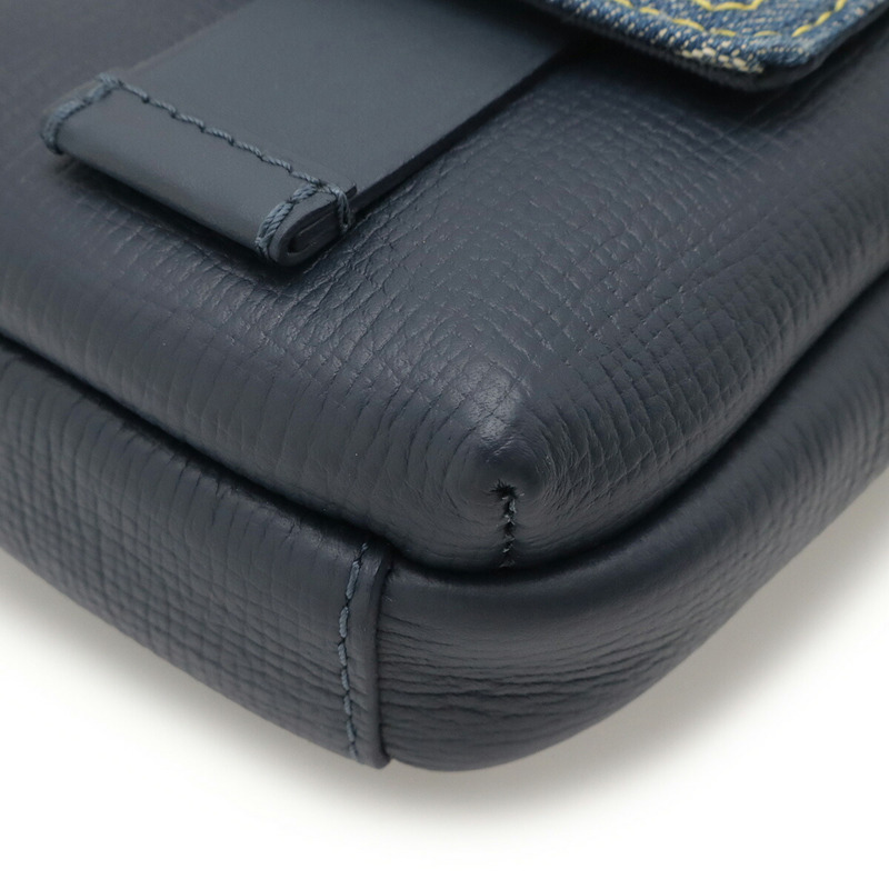 路易威登 Monogram Denim LV 方形雙手機袋單肩包智慧型手機包 M81060-3