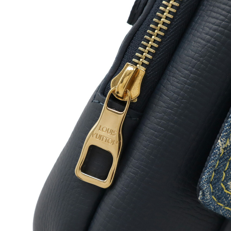 路易威登 Monogram Denim LV 方形雙手機袋單肩包智慧型手機包 M81060-4