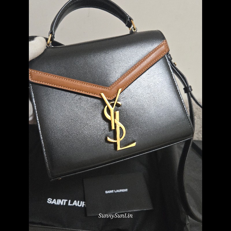 Saint Laurent YSL 聖羅蘭 CASSANDRA 牛皮手柄手提包 肩背包 斜背包🈶購證盒裝防塵套-8