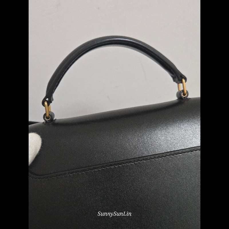 Saint Laurent YSL 聖羅蘭 CASSANDRA 牛皮手柄手提包 肩背包 斜背包🈶購證盒裝防塵套-12