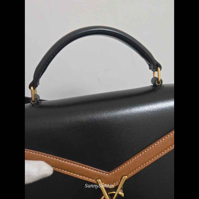 Saint Laurent YSL 聖羅蘭 CASSANDRA 牛皮手柄手提包 肩背包 斜背包🈶購證盒裝防塵套-13