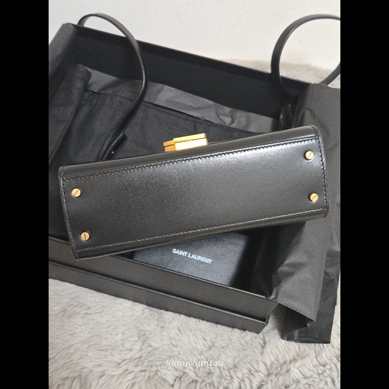 Saint Laurent YSL 聖羅蘭 CASSANDRA 牛皮手柄手提包 肩背包 斜背包🈶購證盒裝防塵套-19