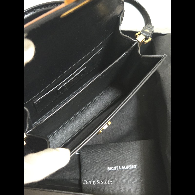 Saint Laurent YSL 聖羅蘭 CASSANDRA 牛皮手柄手提包 肩背包 斜背包🈶購證盒裝防塵套-31