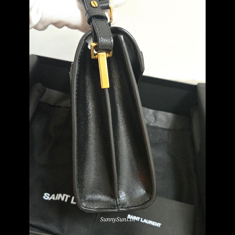 Saint Laurent YSL 聖羅蘭 CASSANDRA 牛皮手柄手提包 肩背包 斜背包🈶購證盒裝防塵套-36