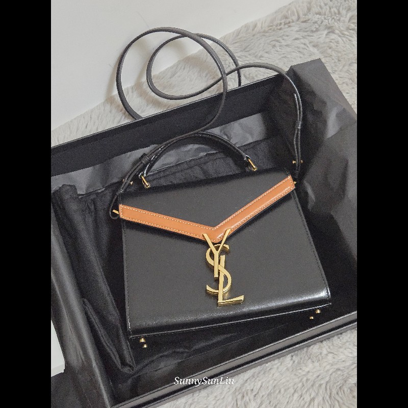 Saint Laurent YSL 聖羅蘭 CASSANDRA 牛皮手柄手提包 肩背包 斜背包🈶購證盒裝防塵套-44
