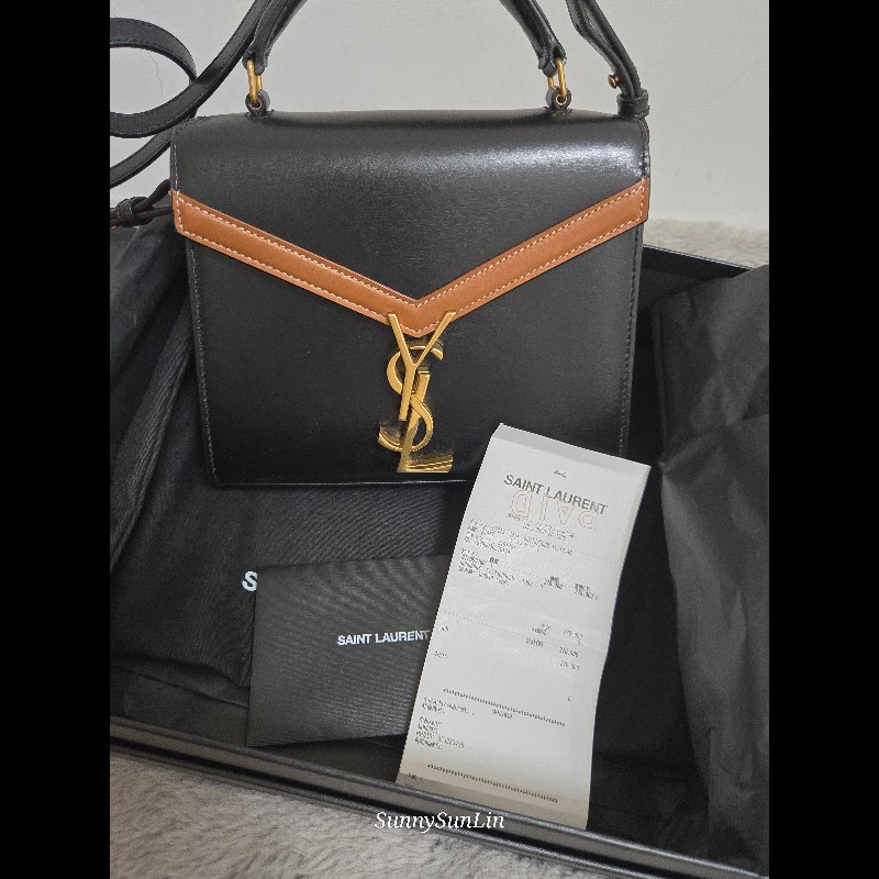 Saint Laurent YSL 聖羅蘭 CASSANDRA 牛皮手柄手提包 肩背包 斜背包🈶購證盒裝防塵套-45