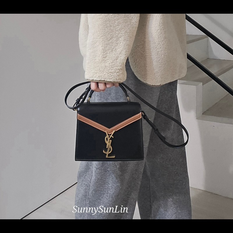 Saint Laurent YSL 聖羅蘭 CASSANDRA 牛皮手柄手提包 肩背包 斜背包🈶購證盒裝防塵套-2