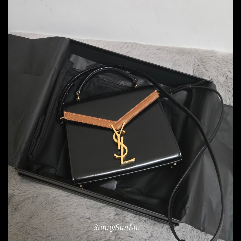 Saint Laurent YSL 聖羅蘭 CASSANDRA 牛皮手柄手提包 肩背包 斜背包🈶購證盒裝防塵套-5