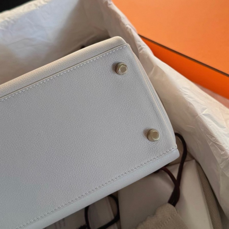 Hermes 80珍珠灰Kelly28金扣 Y刻,evercolor皮 99新-8