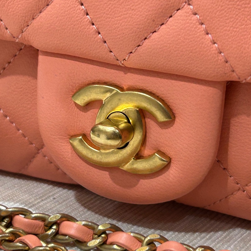 Chanel Mini Flap Bag With Pearl Crush ,金球方胖,-2