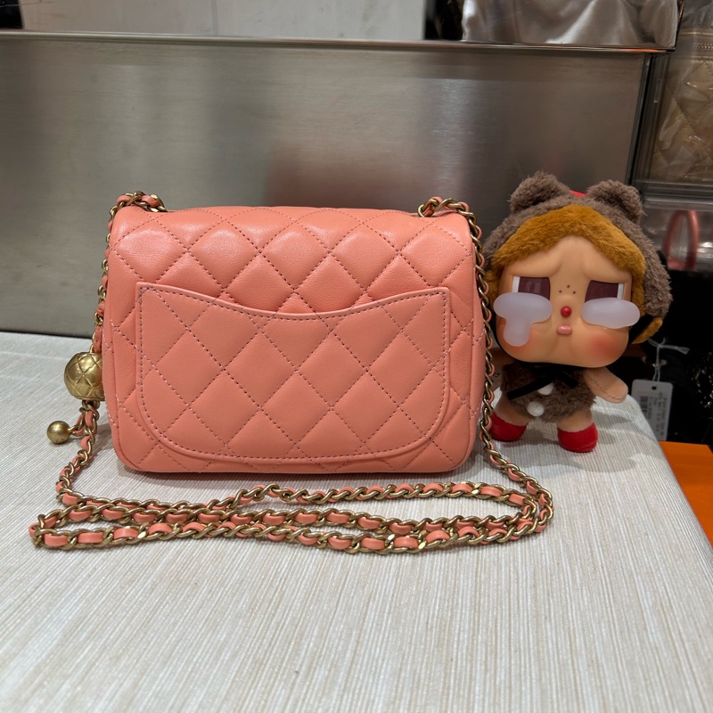 Chanel Mini Flap Bag With Pearl Crush ,金球方胖,-4