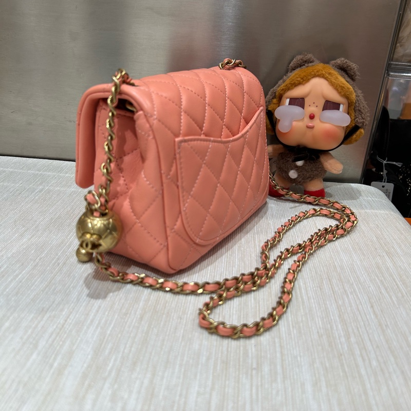 Chanel Mini Flap Bag With Pearl Crush ,金球方胖,-5