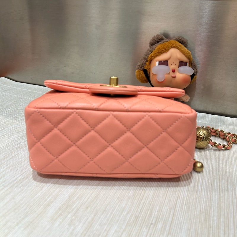 Chanel Mini Flap Bag With Pearl Crush ,金球方胖,-7