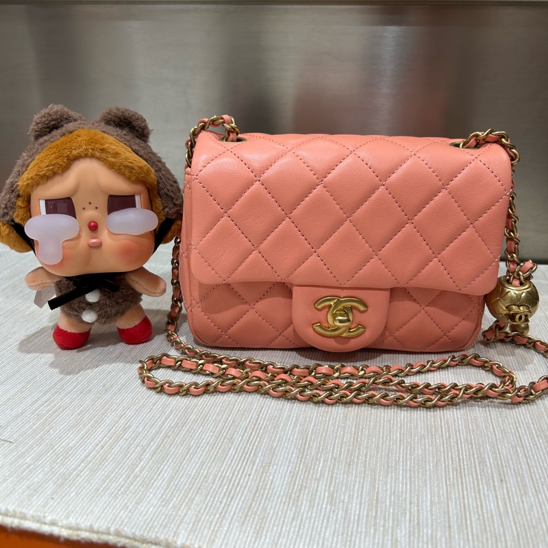 Chanel Mini Flap Bag With Pearl Crush ,金球方胖,-8