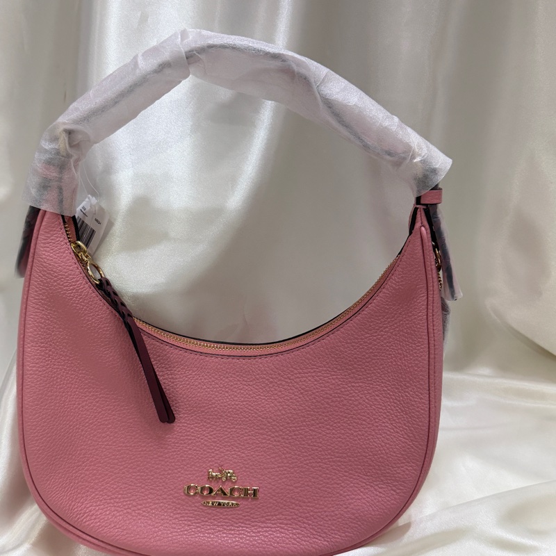 Coach 肩背包粉色-1